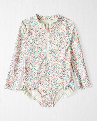 Product image 1 of Toddler Girl Recycled Ruffle Swimsuit