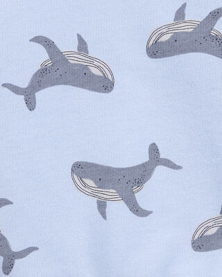 Product image 2 of Baby Whale Pullover Sweatshirt - Blue