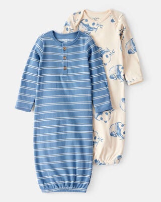 Product image 1 of Baby 2-Pack Sleeper Gowns