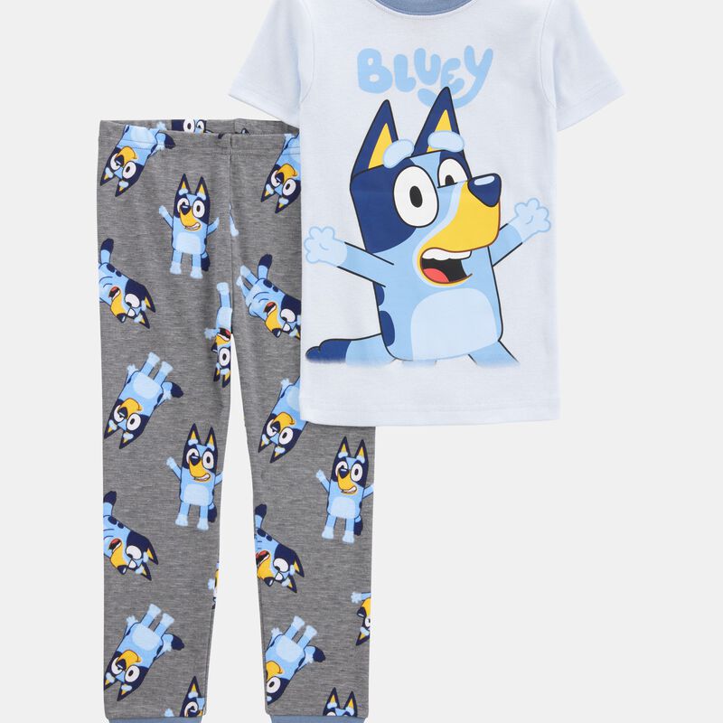 Toddler Boy Bluey™ Snug Fit Cotton 2-Piece Pajamas - Blue