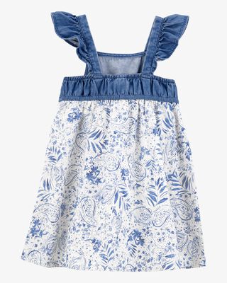 Product image 2 of Baby Chambray Floral Print Dress