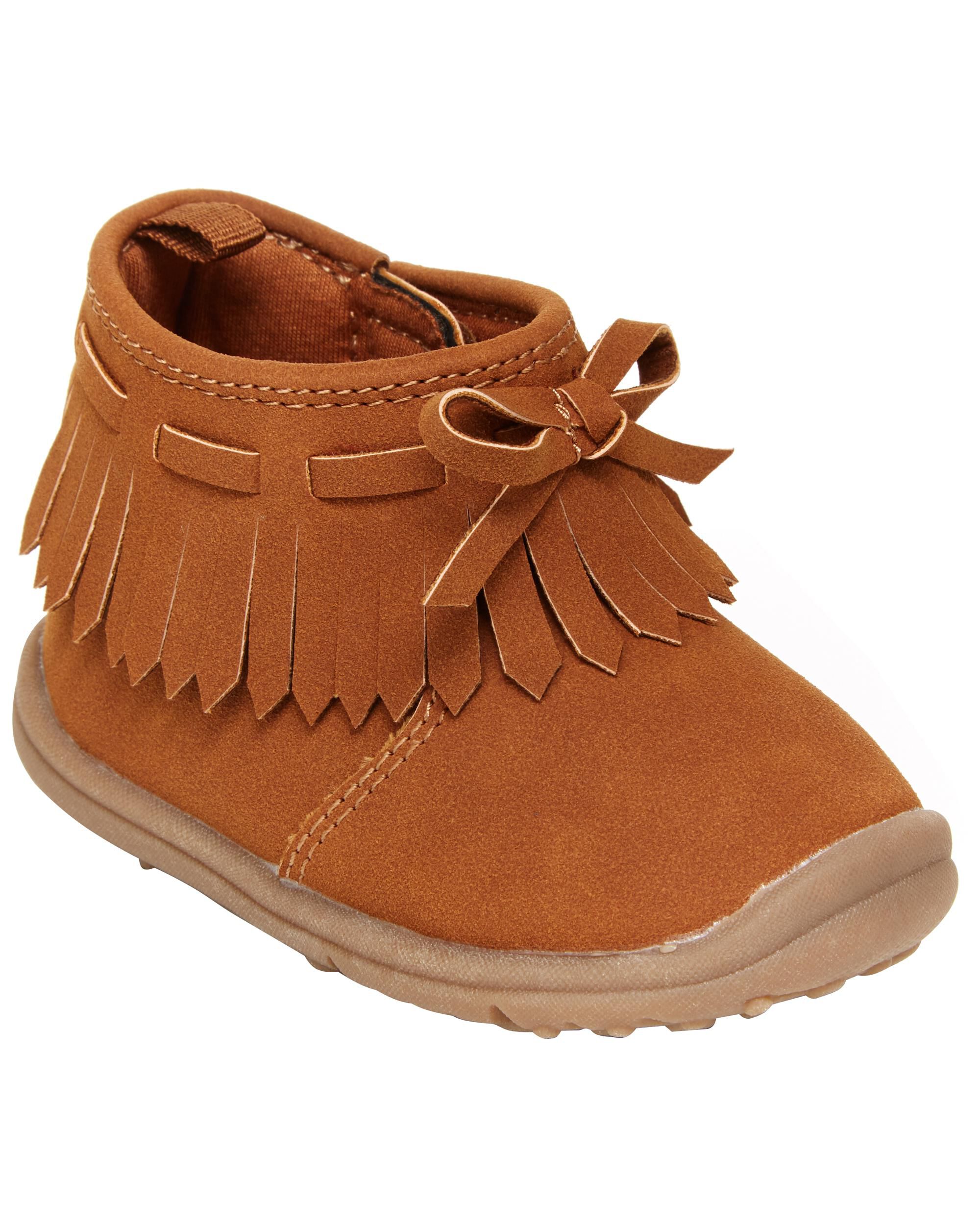 Baby Moccasin Every Step Boots Carter s Carter s