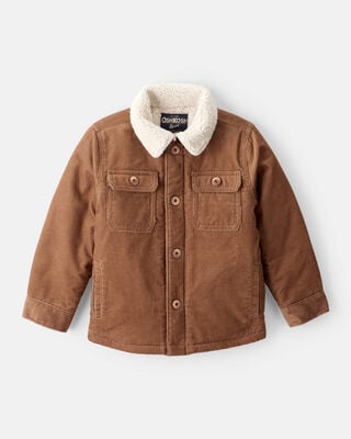 Product image 1 of Toddler Boy Corduroy Long-Sleeve Fashion Jacket - Brown