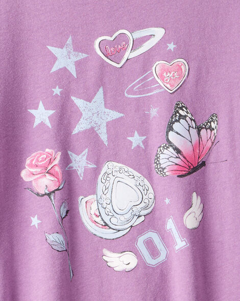 Girls Drama Club Long-Sleeve Graphic Tee - Blue