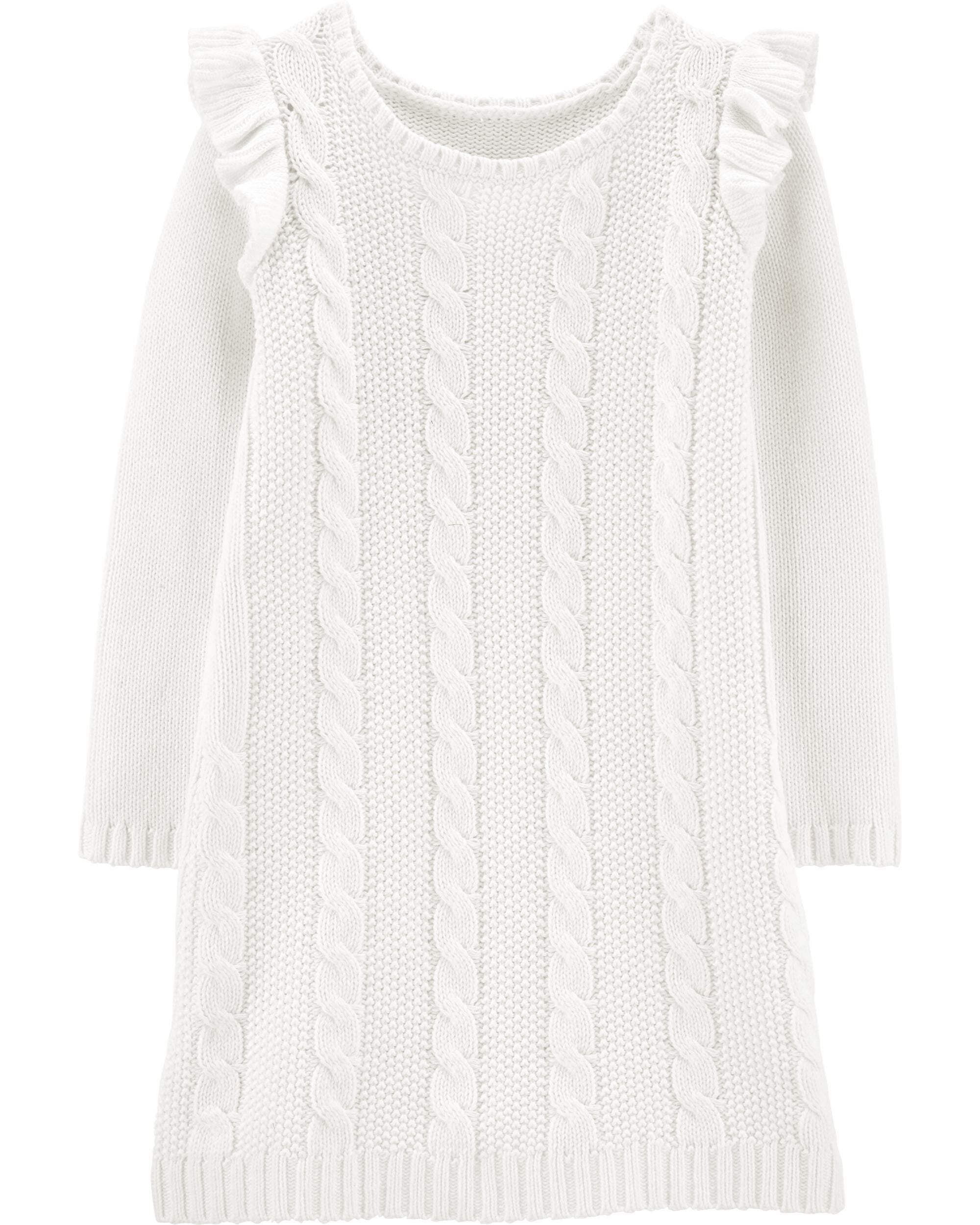 carters cable knit sweater dress