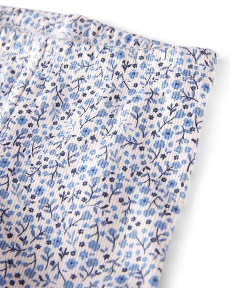 Product image 3 of Baby 2-Pack Organic Cotton Ribbed Pedal Shorts