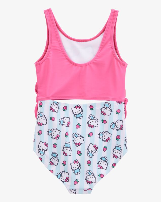 Product image 2 of Girls Hello Kitty® 1-Piece Swimsuit - Pink/Blue