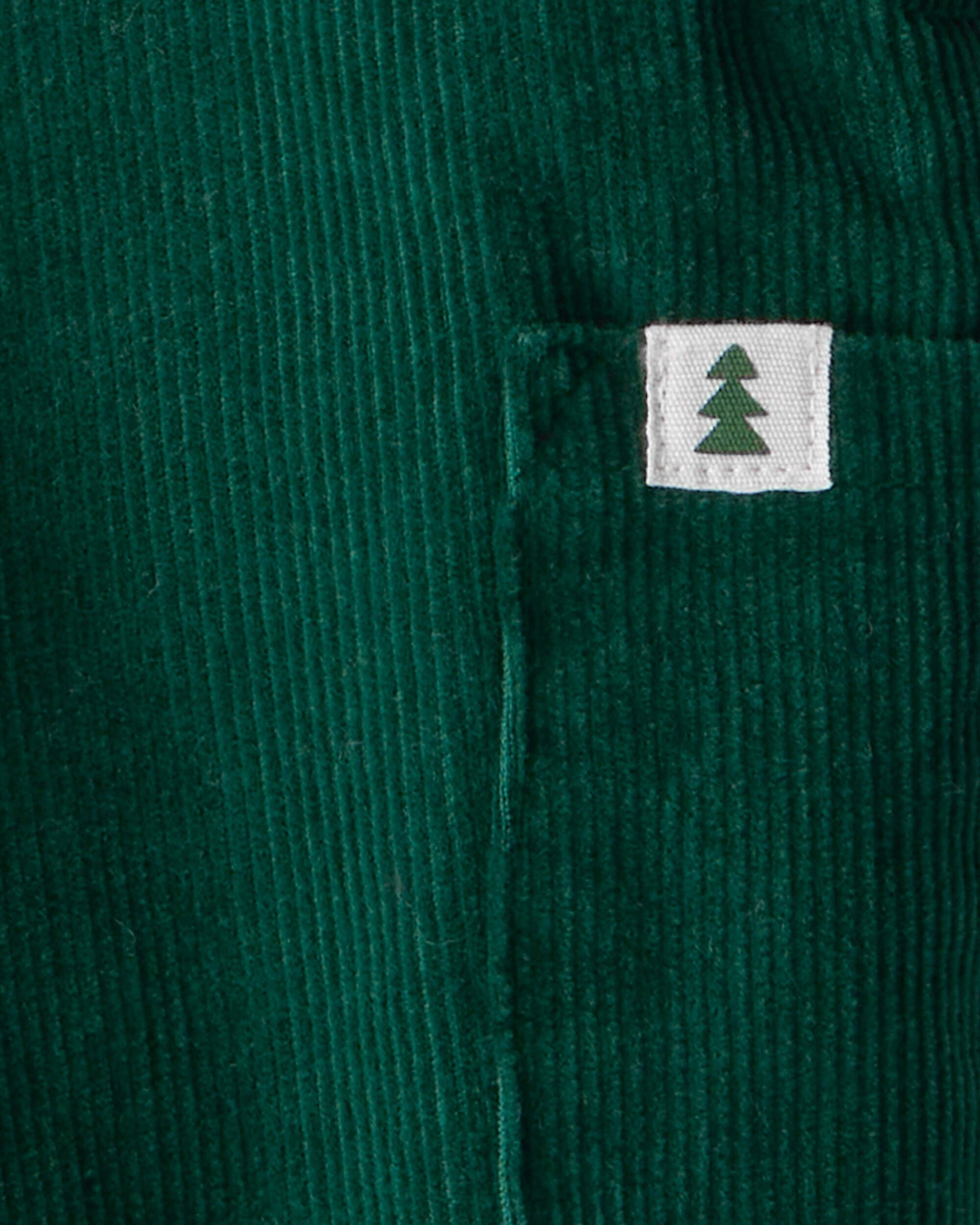 Baby Boy 2-Piece Sweater & Overall Set - Green