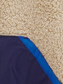 Multi - Toddler Colorblock Faux Sherpa Mid-Weight Jacket, Selected