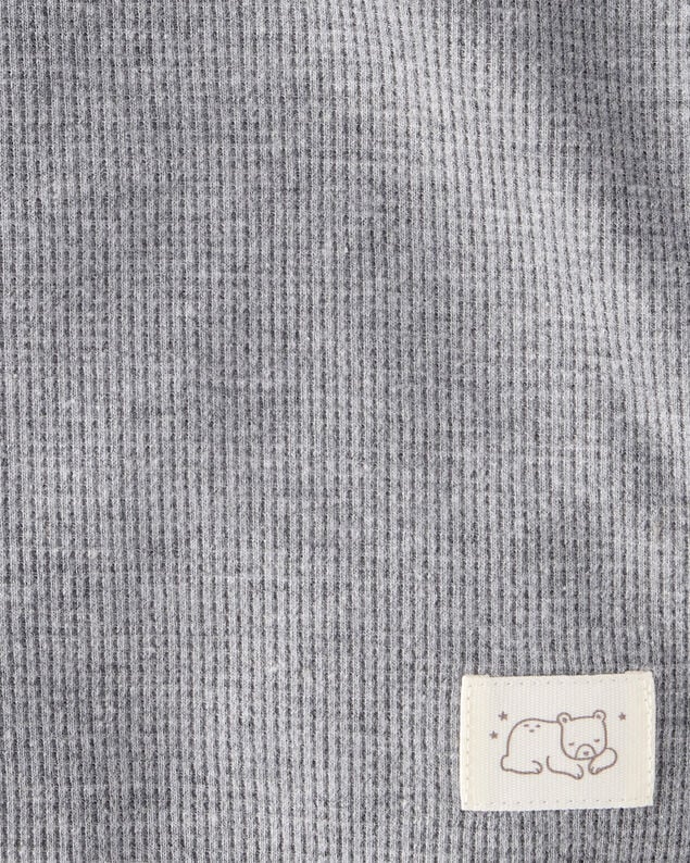 Product image 2 of Baby 2-Pack Waffle Knit Blankets - Grey/Navy