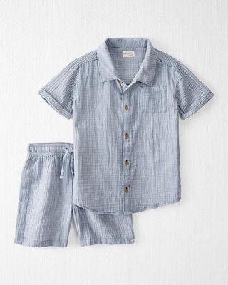 Product image 1 of Kid 2-Piece Organic Cotton Striped Set