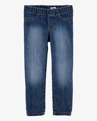 Product image 1 of Baby Medium Blue Wash Elastic-Waist Jeggings