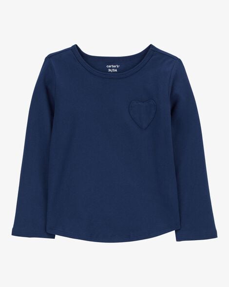 Product image 1 of Toddler Heart Long-Sleeve Jersey Tee