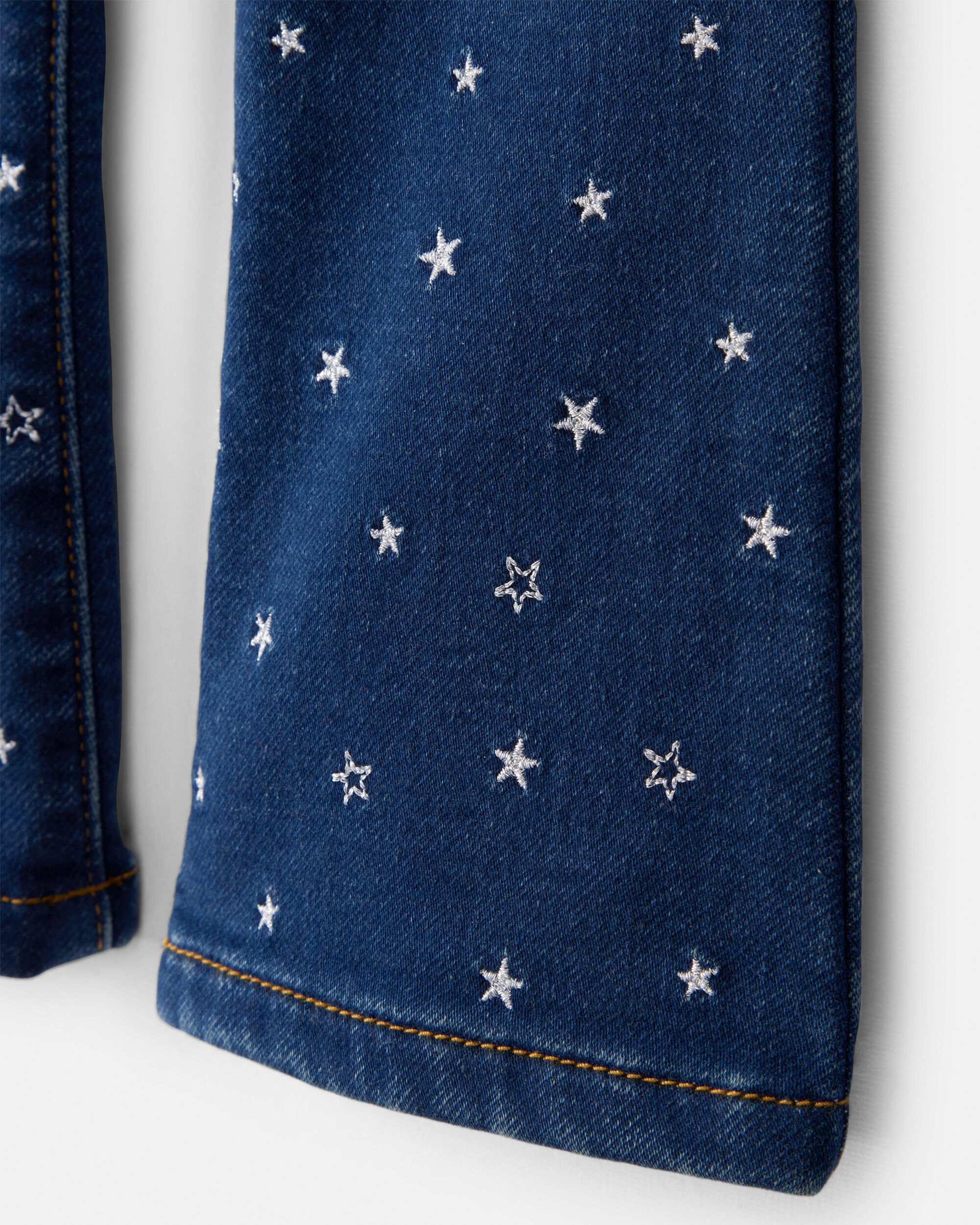 Toddler Girl Star Denim Flare Jeans - Blue