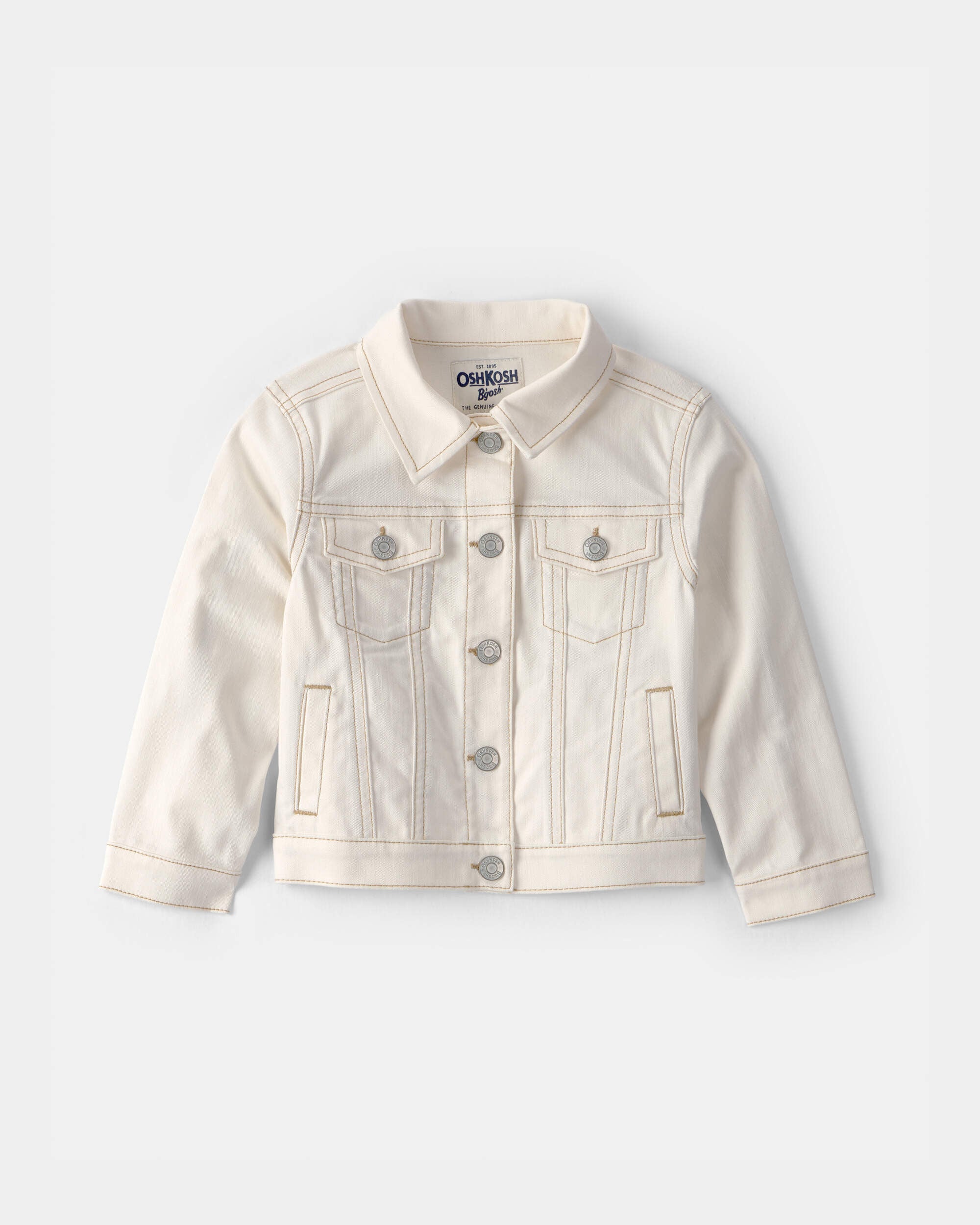 OshKosh Bgosh Toddler Girl Twill Jacket 2T Ivory 29$
