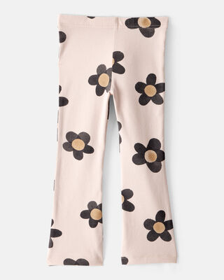 Product image 2 of Toddler Girl Floral Cotton Flare Leggings