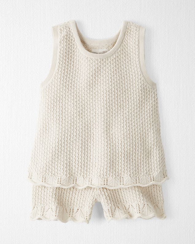 Product image 1 of Toddler 2-Piece Organic Cotton Sweater Knit Set