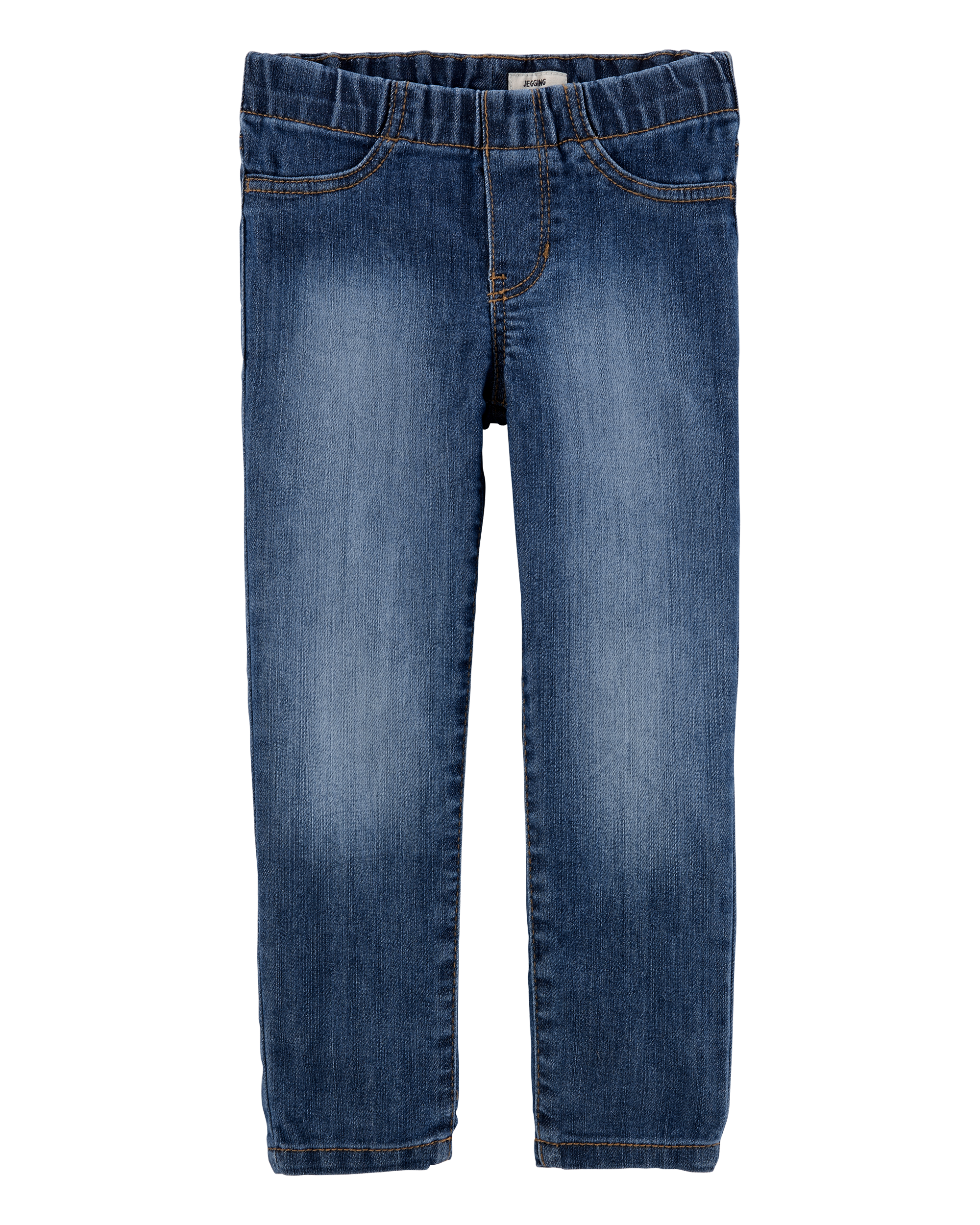 Kid Medium Wash Pull-On Skinny-Leg Jegging