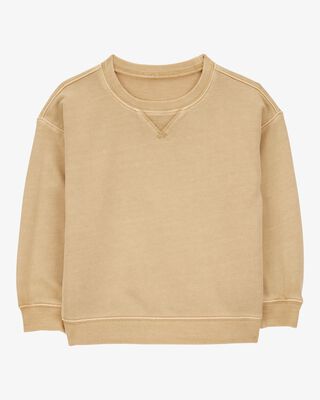 Product image 1 of Baby French Terry Pullover  - Tan