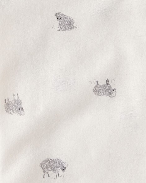 Baby Koala Print Loose Fit Long-Sleeve Wearable Blanket - White