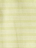 Citron - Baby Striped Organic Cotton Rib Romper, Selected