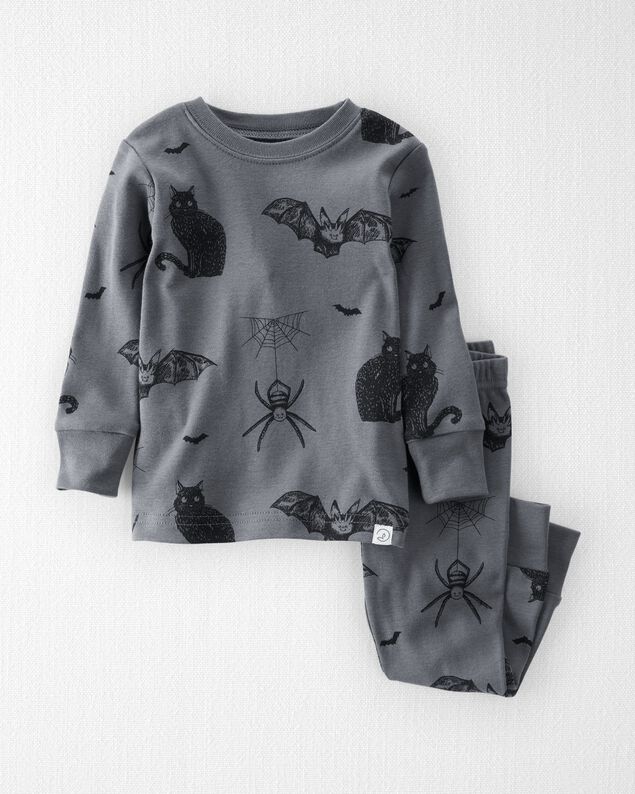 Product image 1 of Baby Organic Cotton Pajamas in Spooky Creatures Print