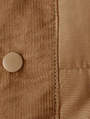 Brown - Baby Boy Sleeveless Puffer Vest - Brown, Selected