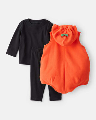 Product image 2 of Baby 3-Piece Pumpkin Halloween Costume - Orange/Black