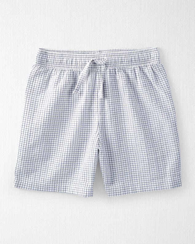 Product image 2 of Kid 2-Piece Organic Cotton Gauze Checkered-Print Set