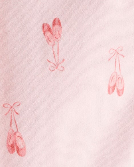 Product image 3 of Baby Girl Cotton Ballerina Stretch Leggings - Pink