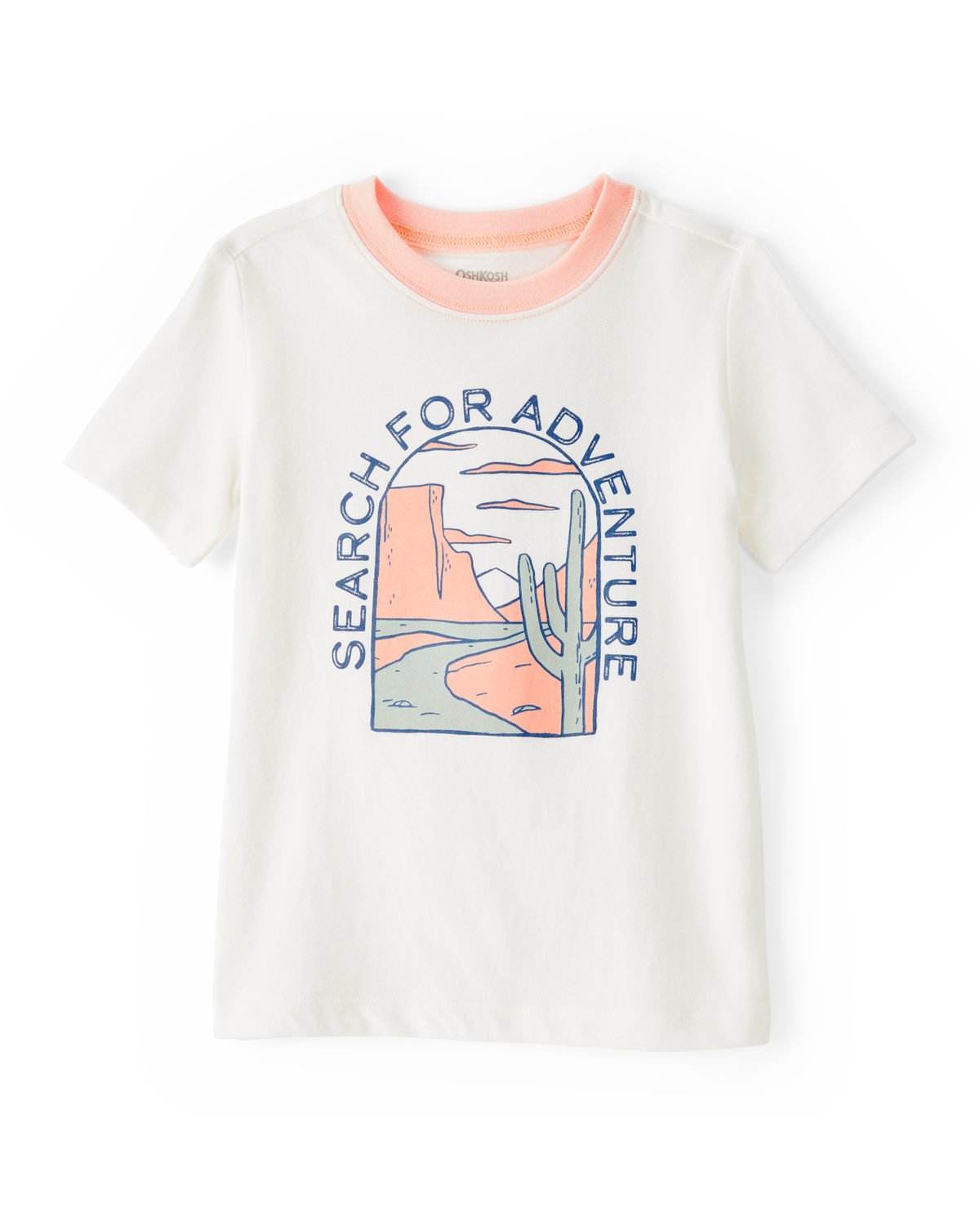 Toddler Adventure Short-Sleeve Graphic Tee - Cream - OshKosh