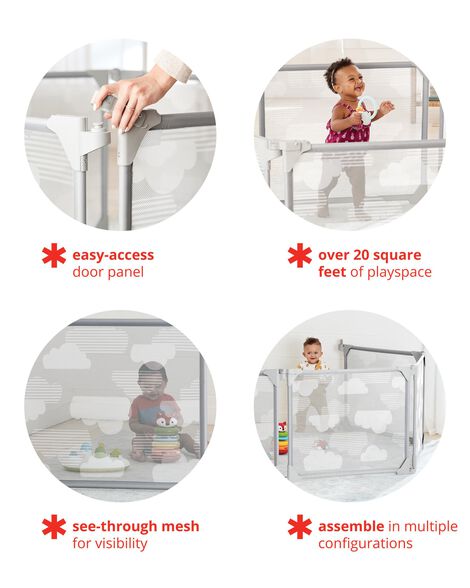  Product image 3 of Expandable Enclosure - Grey/Clouds