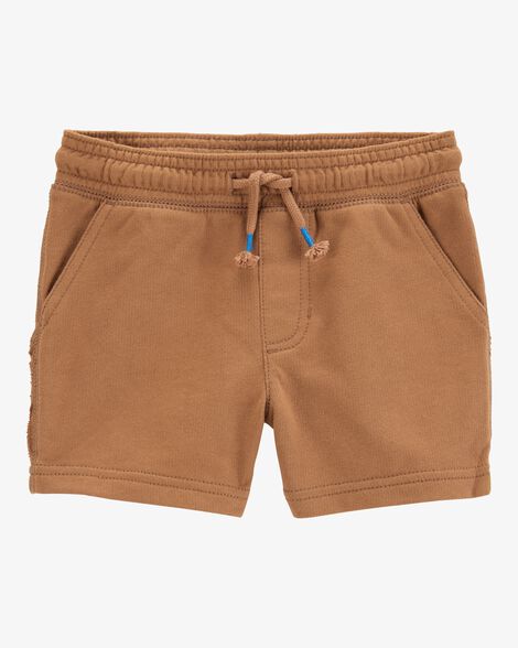  Product image 1 of Toddler Pull-On French Terry Rec Shorts - Brown