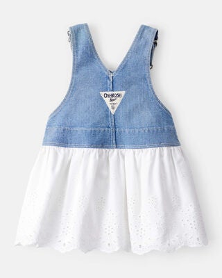 Product image 2 of Baby Eyelet Denim Jumper Dress