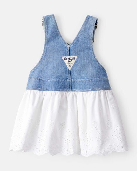  Product image 2 of Baby Eyelet Denim Jumper Dress