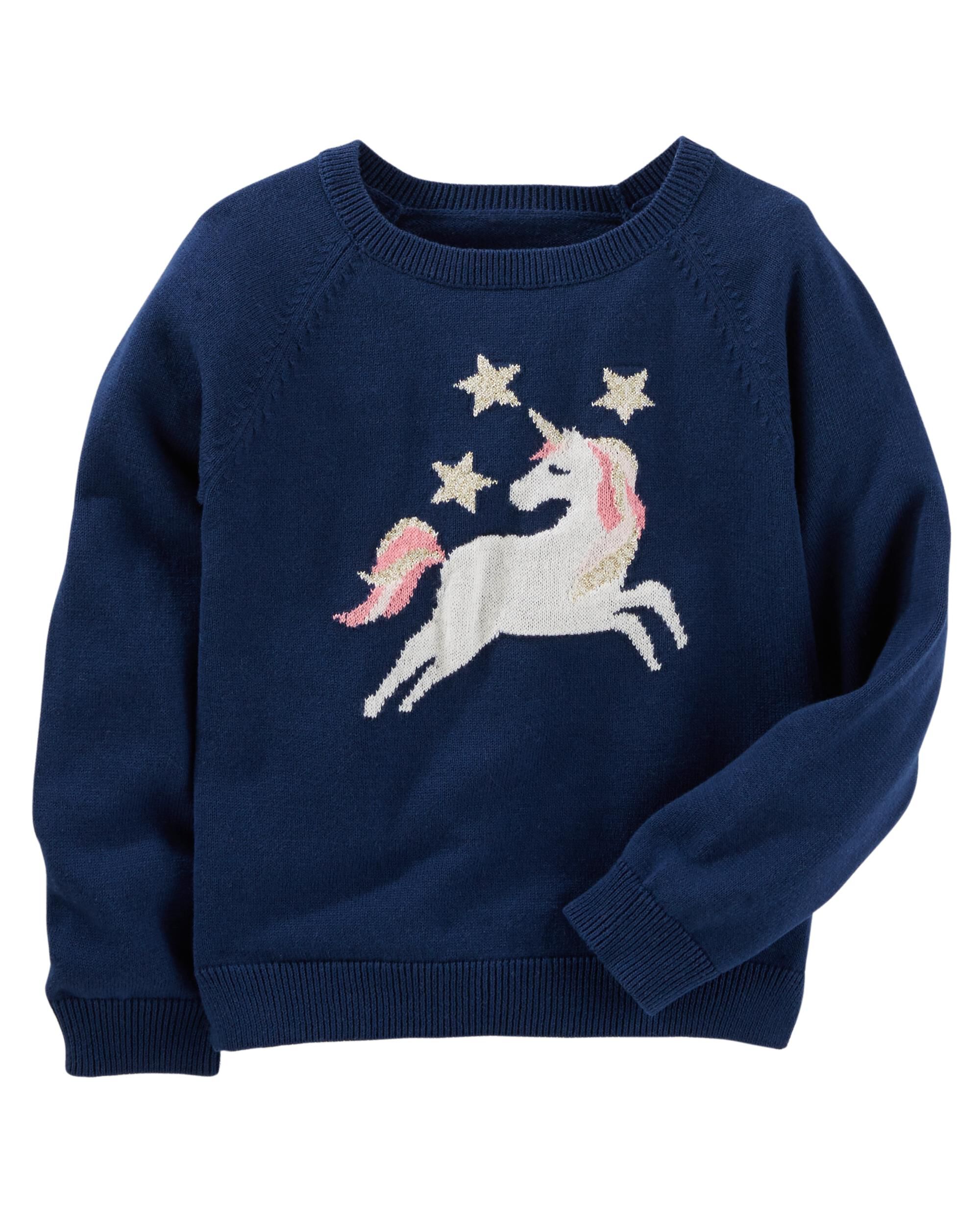 carter's unicorn sweater