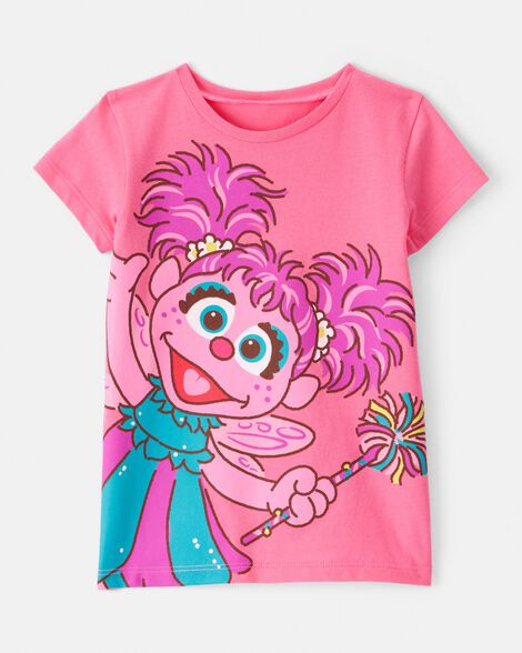 toddler girl abby short-sleeve graphic tee - pink