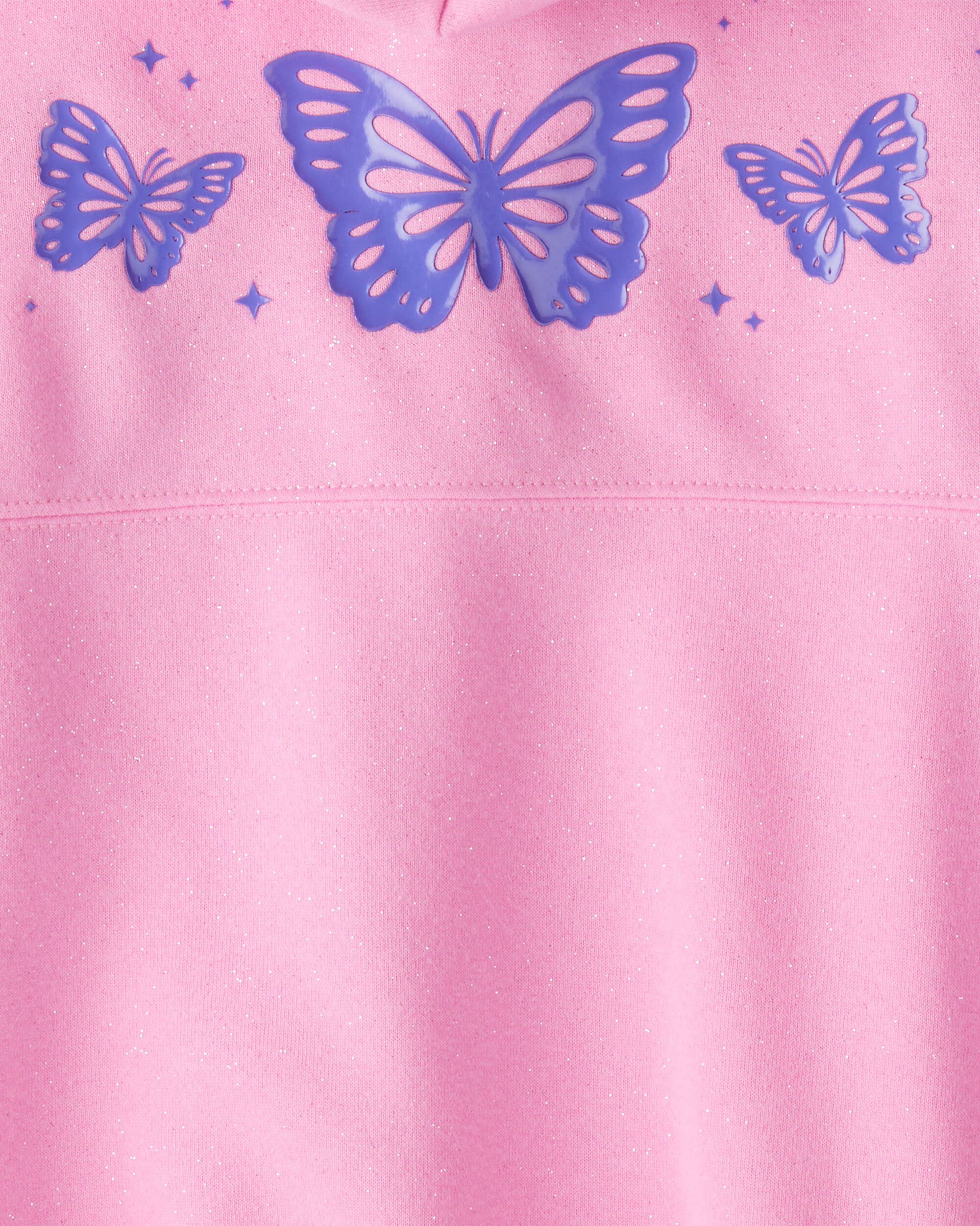 Girls Wicked Glinda Sparkle Hoodie - Pink