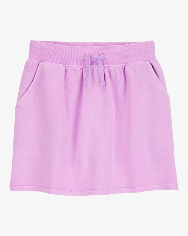 Product image 1 of Kid Active Drawstring French Terry Skort - Purple