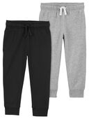 Multi - Baby 2-Pack Pull-On French Terry Joggers, Selected