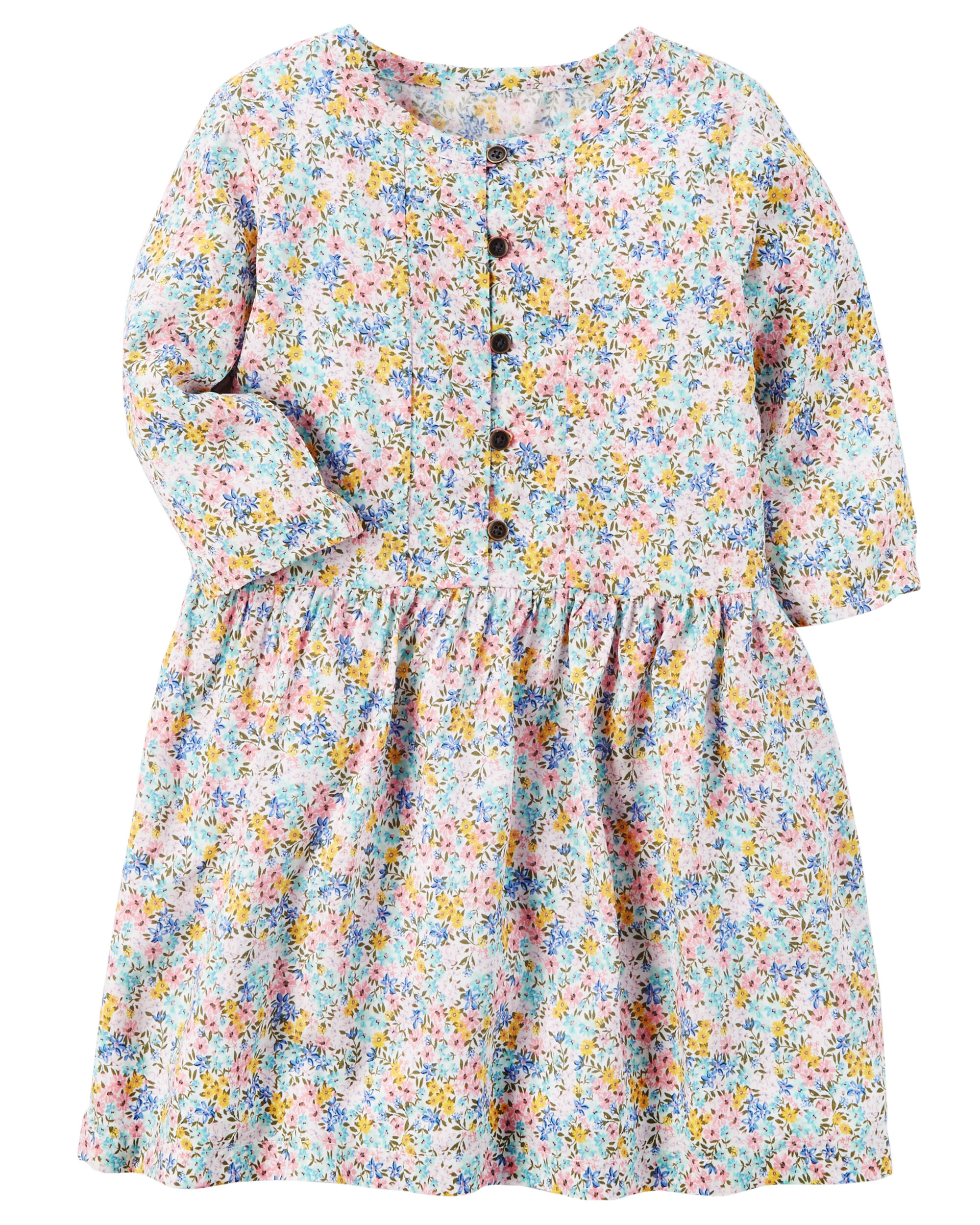 carters yellow floral dress