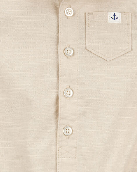 Baby Button-Front Romper