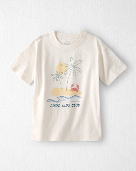 Kids Organic Cotton 'Cool Kids Club' Tee
