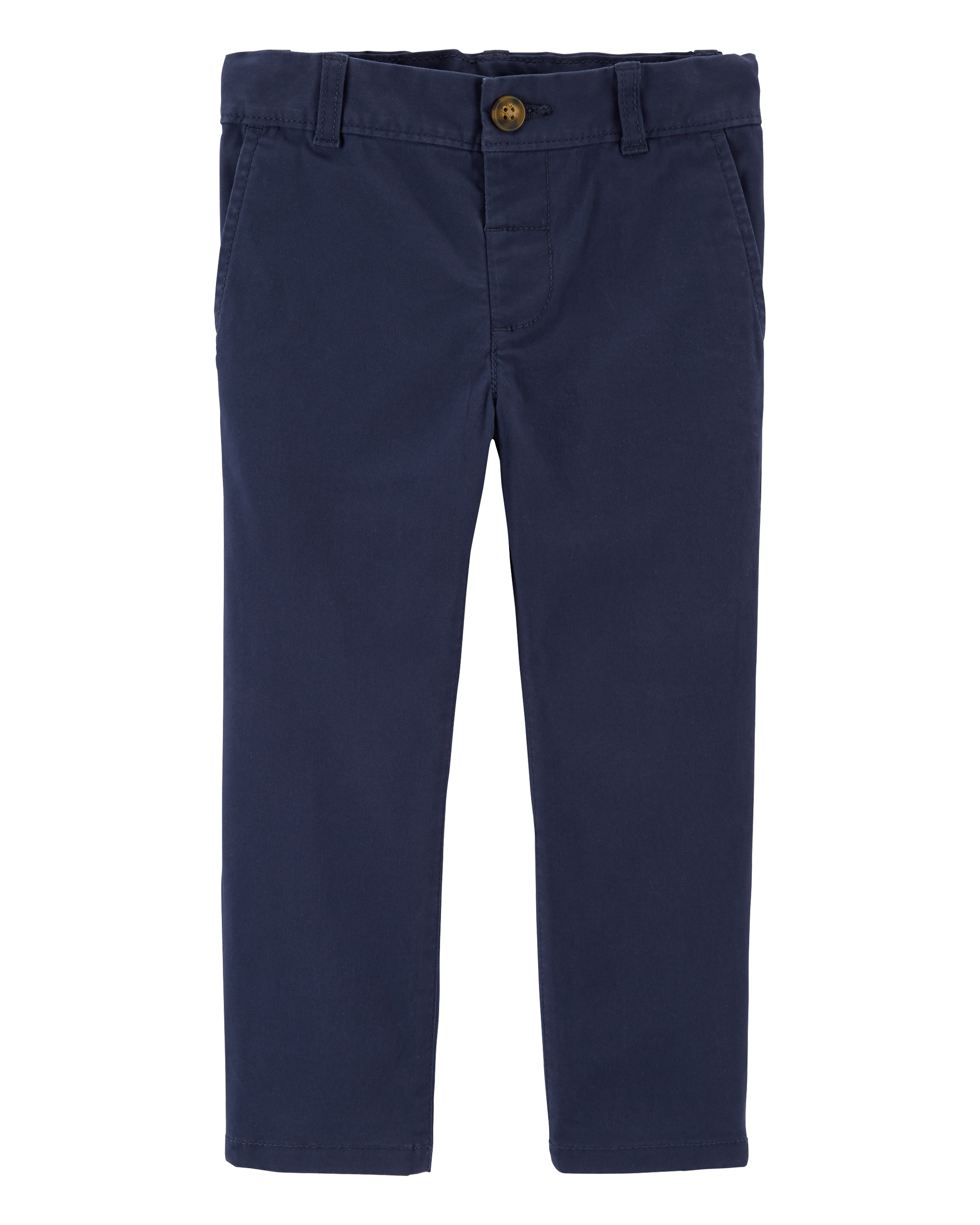 Toddler Boy Flat-Front Pants - Navy