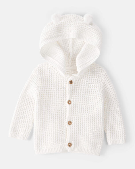 baby hooded cardigan