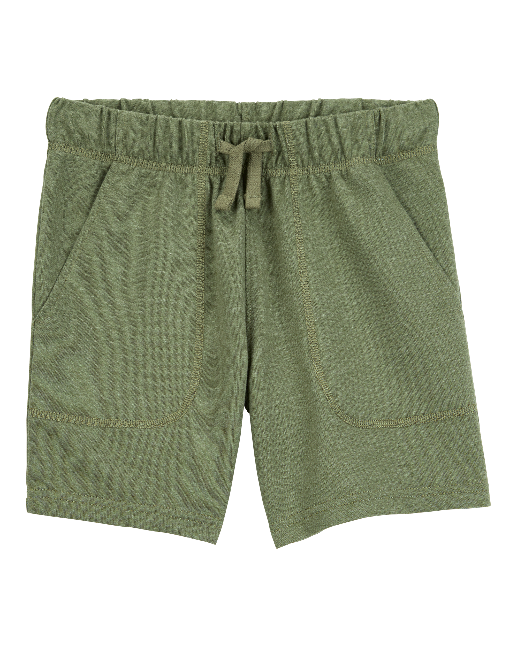 Boys Pull-On French Terry Shorts - Green