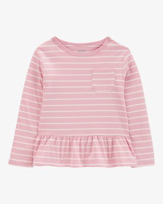Product image 1 of Toddler Striped Peplum Top