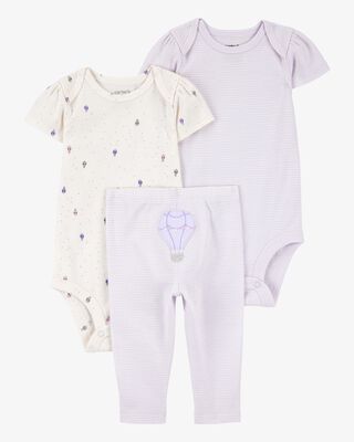 Product image 1 of Baby 3-Piece Hot Air Balloon Little Character Set® - Purple