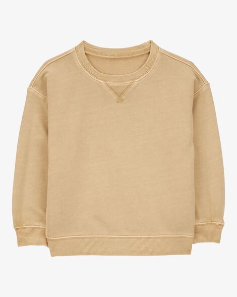  Product image 1 of Baby French Terry Pullover  - Tan