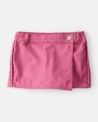 Toddler Girl Flower Cotton Short-Sleeve Top - Pink